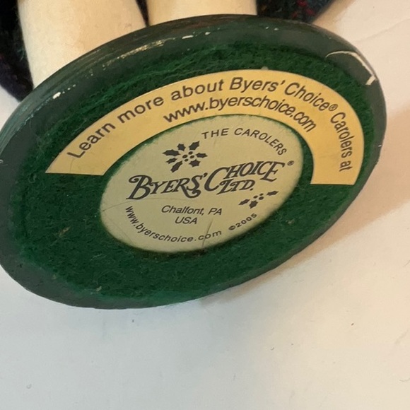 BYERS CHOICE DOLL 2005 NWOT - Picture 5 of 7